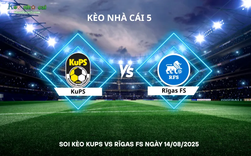Soi kèo KuPS vs Rīgas FS